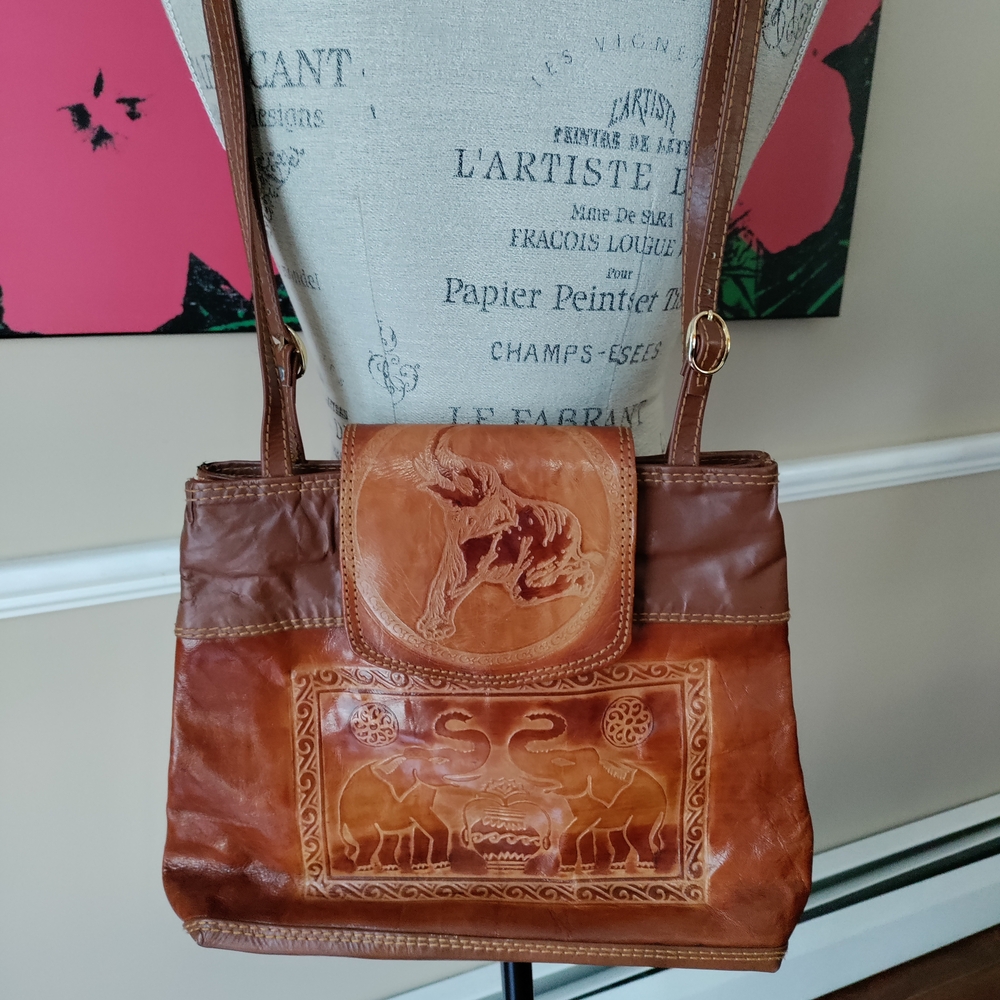 Brown Leather Women Bag